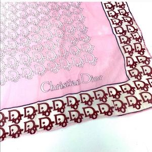 Christian Dior Trotter Monogram Hand Rolled Scarf